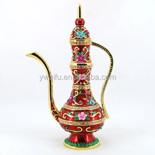 Wholesale popular Metal Golden Aladdin Lamp trade gift item(QF3369-002)