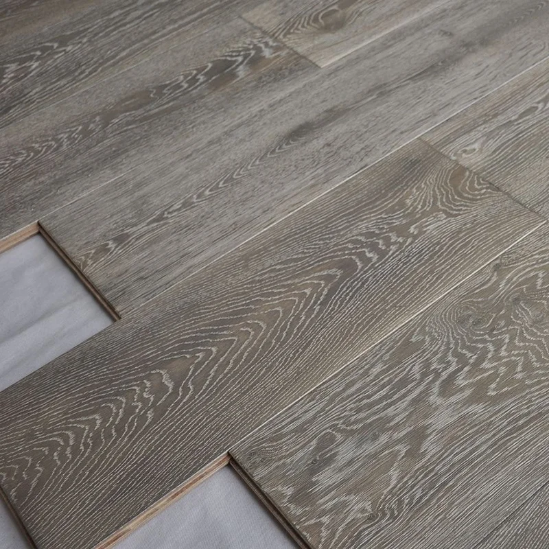 Modern Design Wide Plank Balwyn Color Multiple Layers White Oak Engineered Wood Flooring
