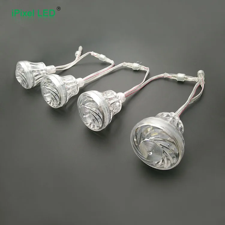 18 LED rgb 60mm ucs 1904 pixel light Programmable Full Color Led cabochon