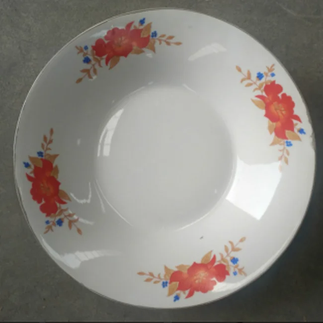 Оптовая продажа дешевые 8 дюймов для супа тарелки керамические пластины в наличии на складе