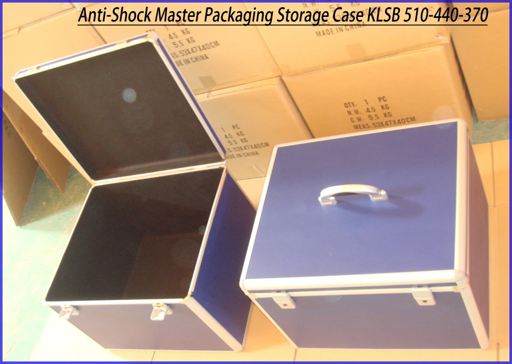 Foam Padding EVA Lining Aluminum Frame ABS Anti-Shock Master Packaging Storage Case for Precious Stones KLSB 510-440-370