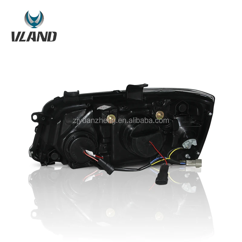 For vland car styling for highlander 2001-2007 head lamp car accessory high quality head light hot selling with grill