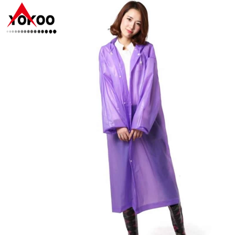 140g reusable Long EVA raincoats for adults