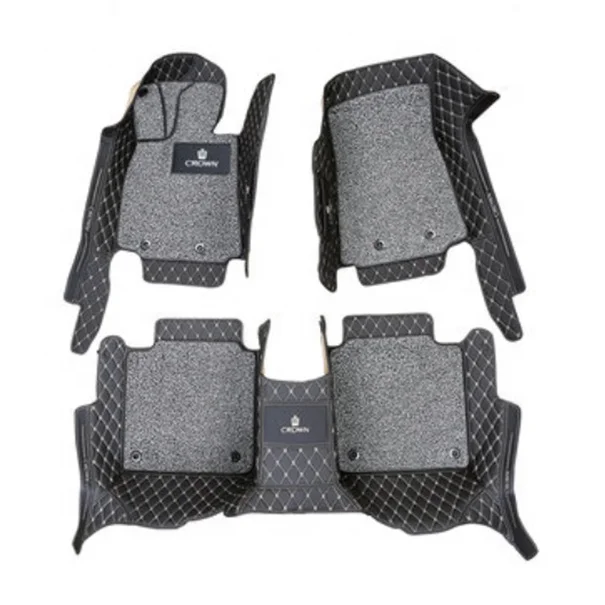 China Manufacture 3D 5D 7D Car Leather Floor Mat Car