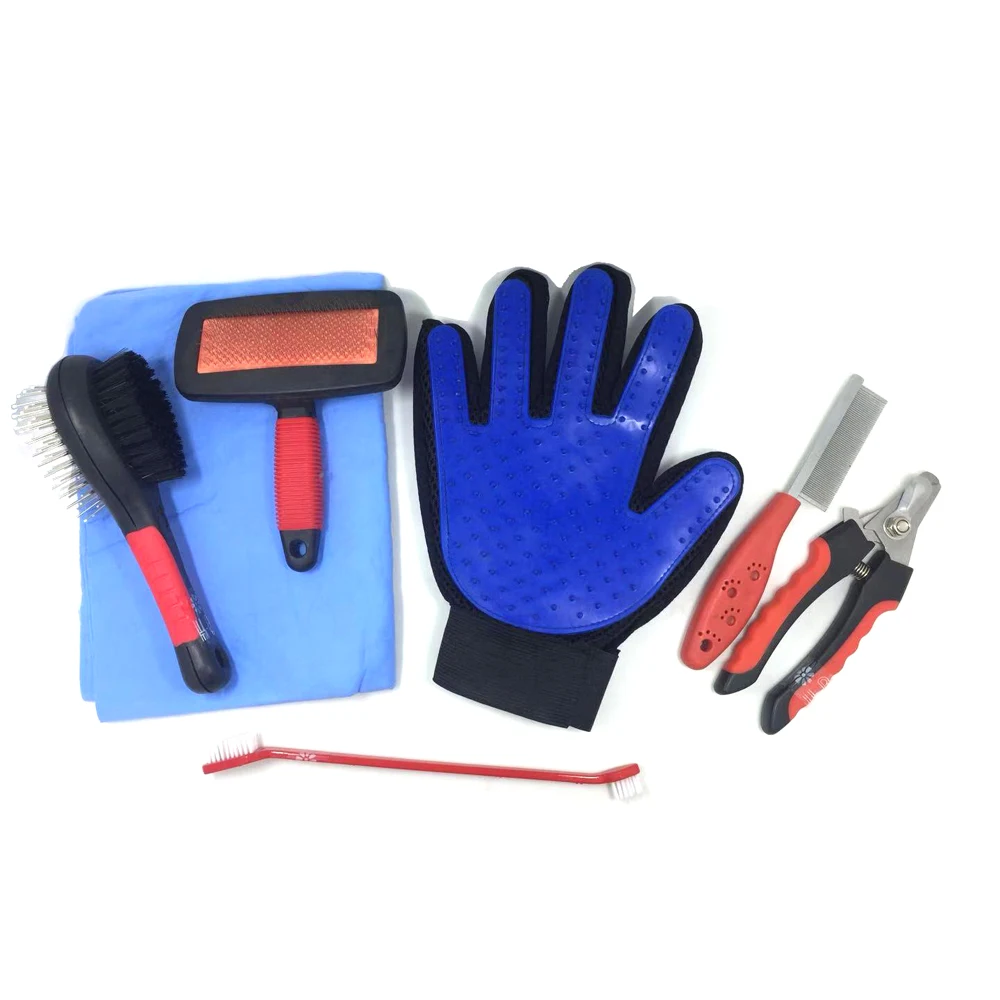 4Pcs Professional Pet Grooming Kit Cleaning Tools Pet Supplies for Dog Cat