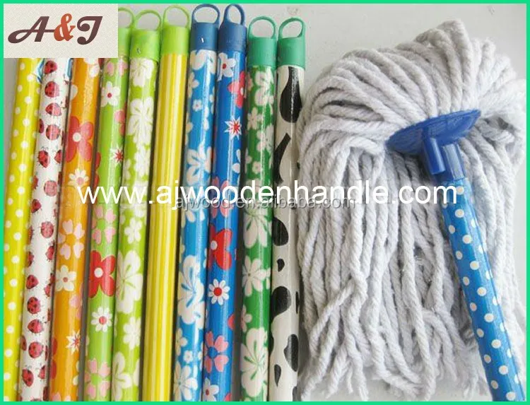 spin mop wood stick