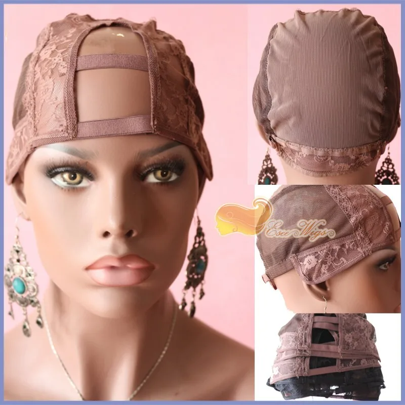 
Factory wholesale U part wig cap make wig yourself full lace cap 