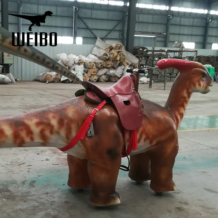 Dinosaur show simulation riding dinosaur  ride