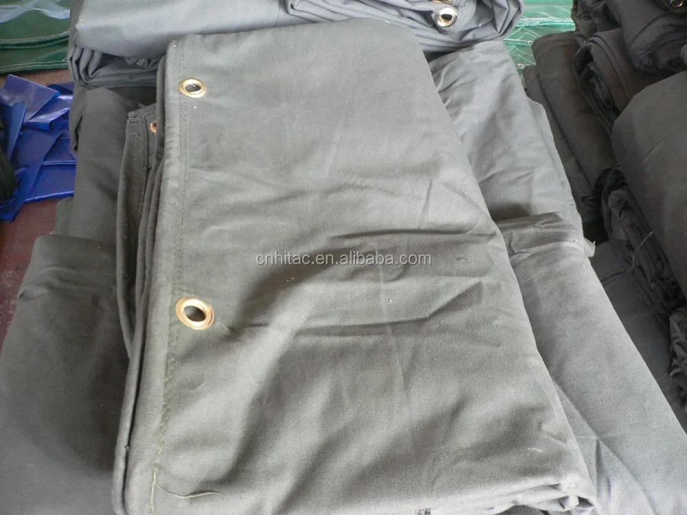 Made To Measure Heavy Duty Army Green Canvas Tarpaulin,18oz Canvas Tarp