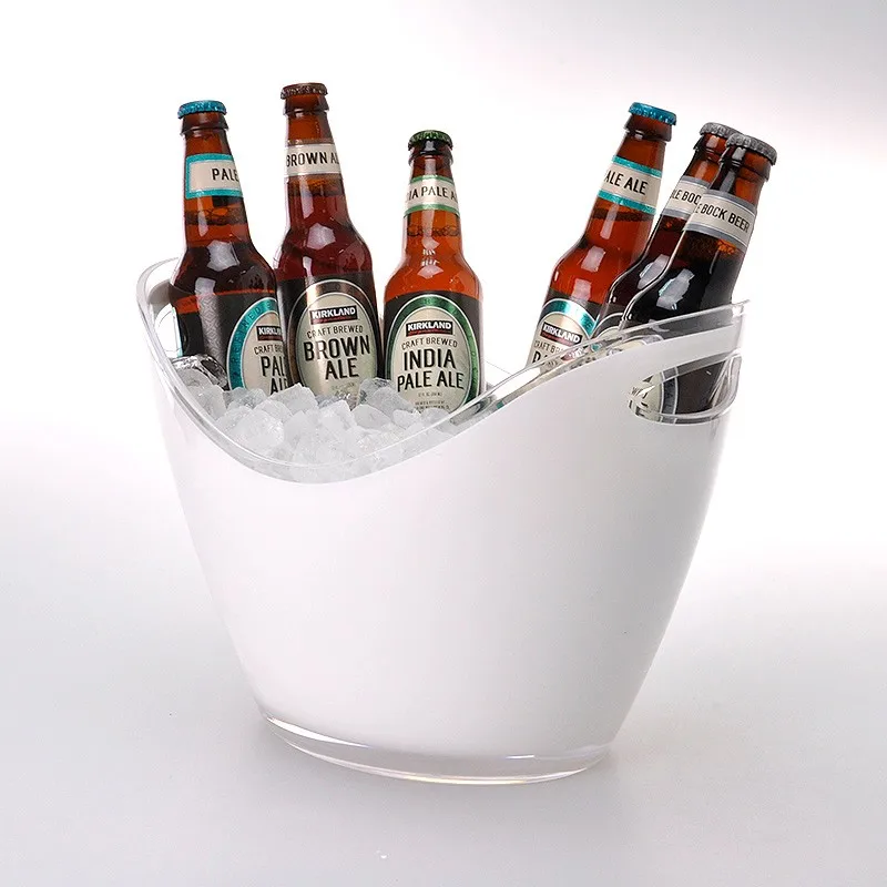 Modern Style Acrylic Ice Beer Buckets For Sale