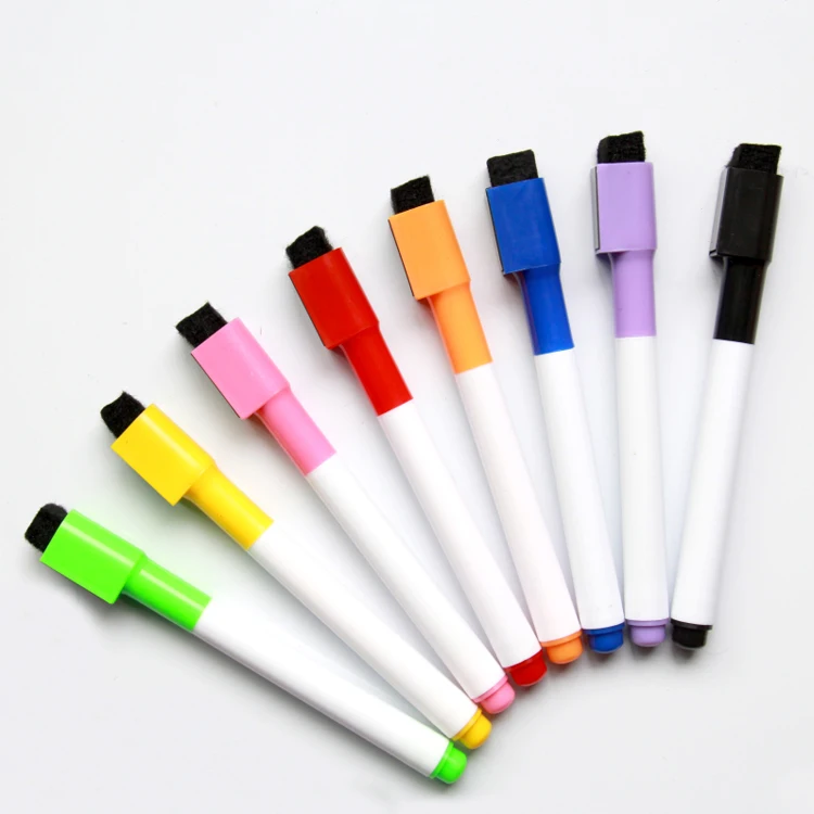 Color Wet Erase Magnetic Solid Whiteboard Chalk Marker