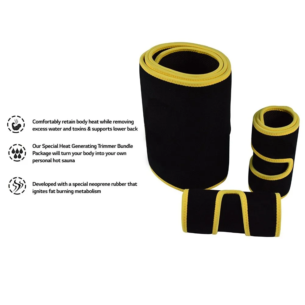 Waist Trainer Belt Belly Fat Burn Waist Trimmer Back Support Waist Slimming Belt