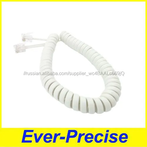 Высокое качество белый цвет toyatar телефонный кабель хорошо продаются в россии рынок