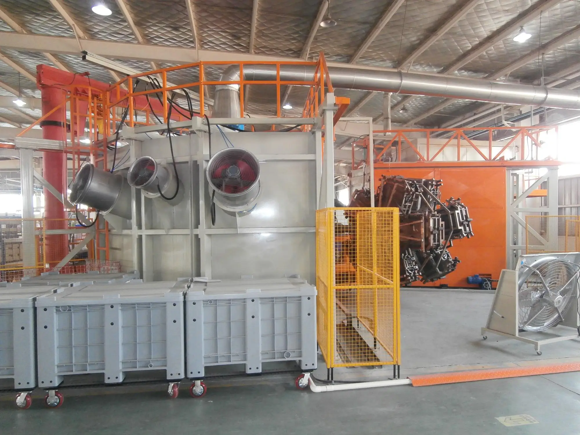 Rotomolding Machine Rotational molding Insulated Plastic Ice Cooler Box Making Machine