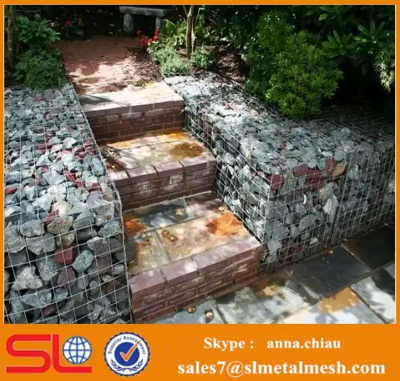 Galfan 2x1x1m Коробчатые габионы покрытие Цинк