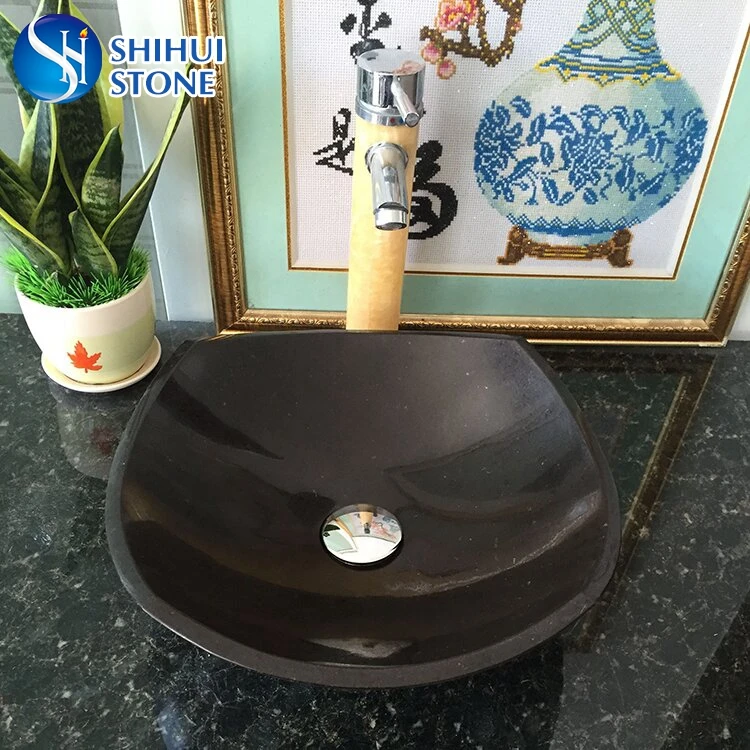 SHIHUI Customized Design Natural Stone Toilet Wash Basin