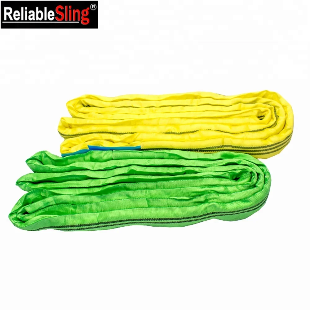 Коэффициент безопасности 7:1 WLL 2 тонны x 1,5 м Длина работы полиэстер бесконечный шнур круглый строп с прочным покрытием