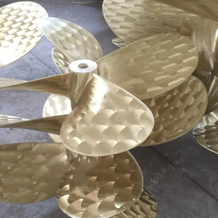 High Quality Customized Good Price High Performance 4 Blade Marine Boat Propeller for Ship Yacht Vessel manufacturer