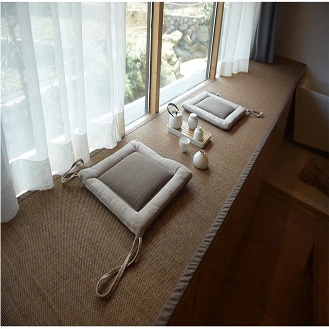 
Floor Bamboo Carpet Pad Large Rectangle Mattress Mat Portable Tatami Fashion Rug Designer Silk Carpet Household Living Room Bedr 