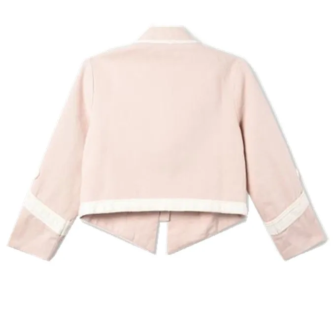 High Quality Kids Will Military Style Cotton Jacket Children Pink Outwear Unisex with Closure Buttons