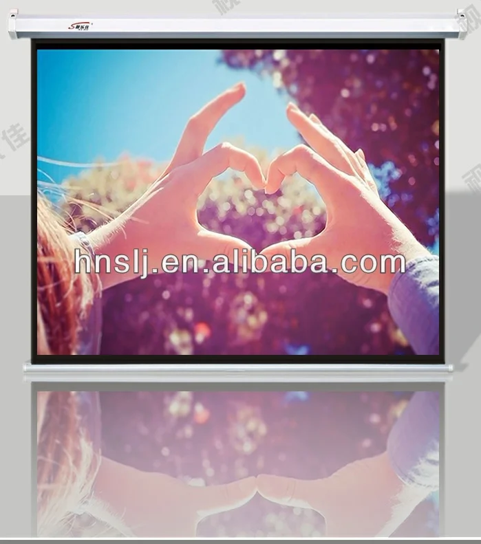 настенные моторизованный экраны для проекторов/проектор электрические экраны/автоматический экраны для проекторов
