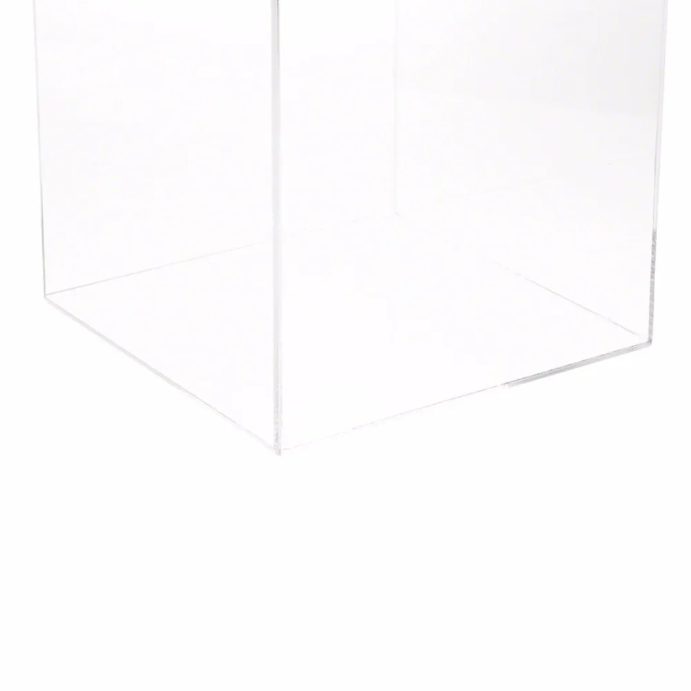 10 inch Clear Cube Acrylic Display Boxes with Hinged Lid