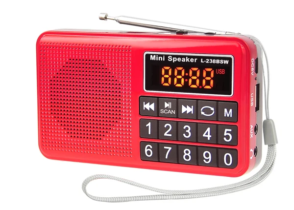 L-238BSW MP3 музыкальный плеер динамик короткие волны радио коротковолновый радиоприемник