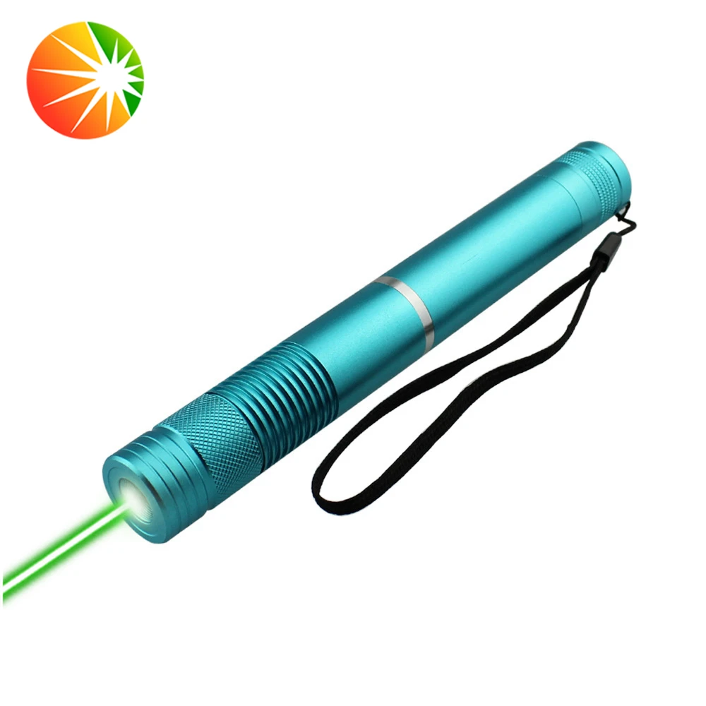 handheld 520nm high power green lasers pointer adjustable laser with rechargeable battery and charger