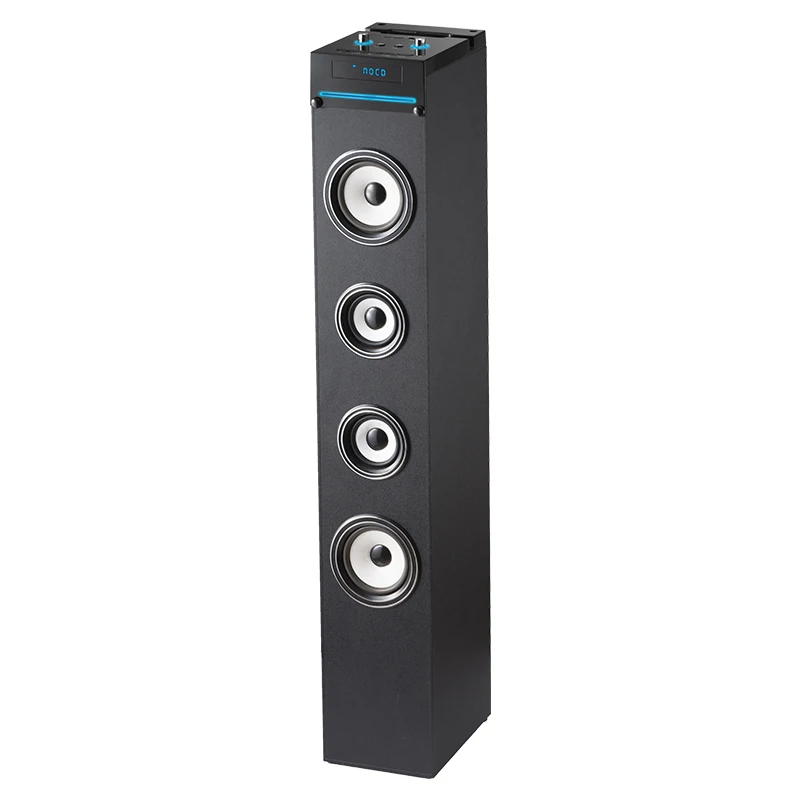 30W karaoke wireless tower CD boombox with Microphone function