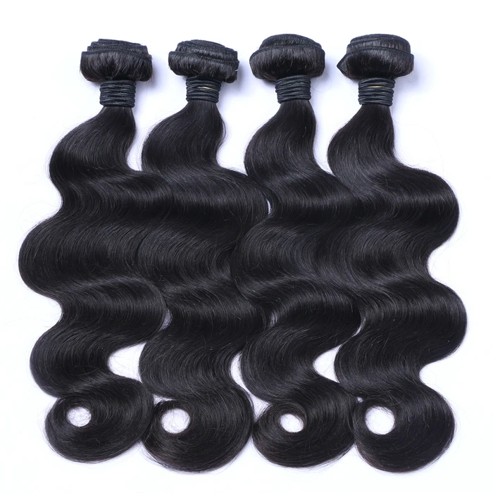 Wholesale 100% human hair bundles virgin body wave brazilian hair weave