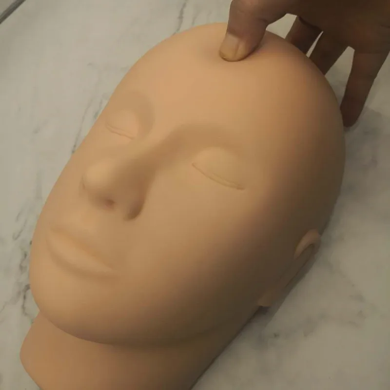 VETERAN custom eyelash training head mannequin for display eyelash extension training display