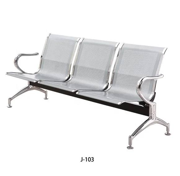 
Hot sale popular metal steel 3seater airport chair waiting chair J-103 