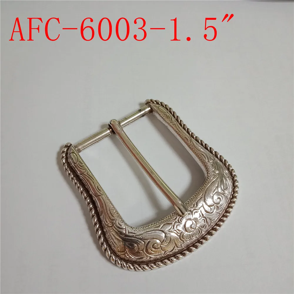 western rope pin buckle for leather belt