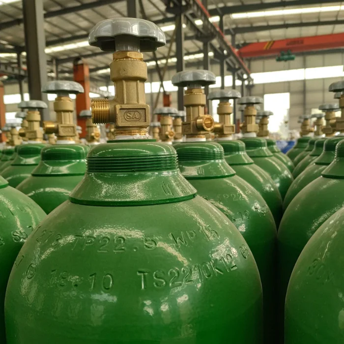 Зеленый пустой газовый баллон оптовая цена