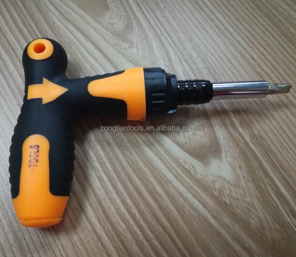 Новый многофункциональный 6 бит в 1 гибкий Регулируемый Трещоточный отвертка