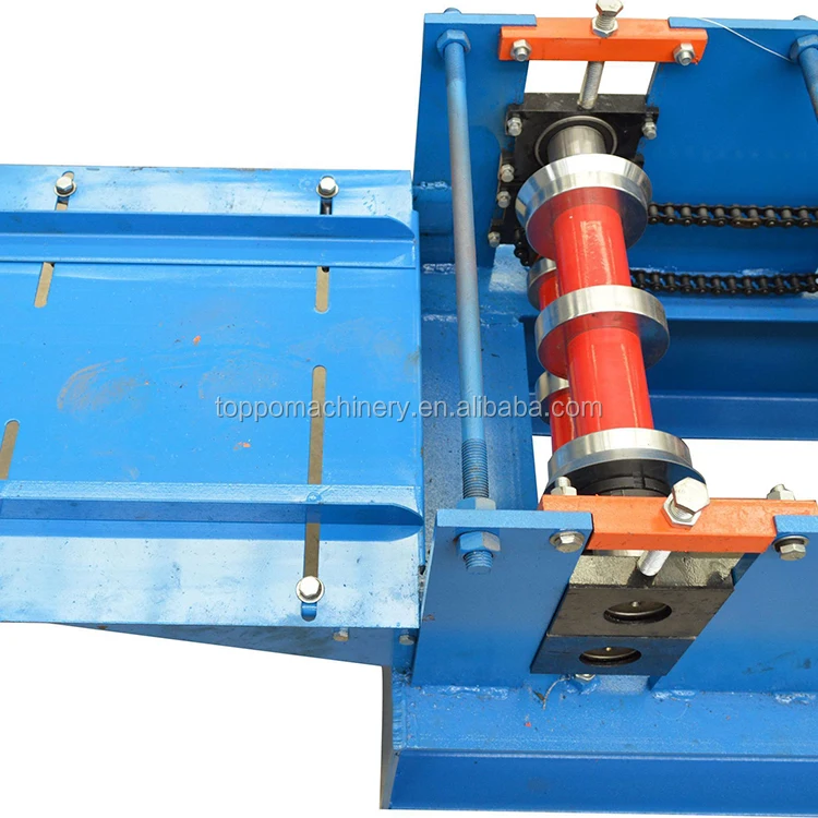 Iron Metal Ridge Cap Roofing Sheet Making Forming Machine 2021 Aluminum Colored Steel Tile 0.3-0.8mm Rolling Thickness 2 Works