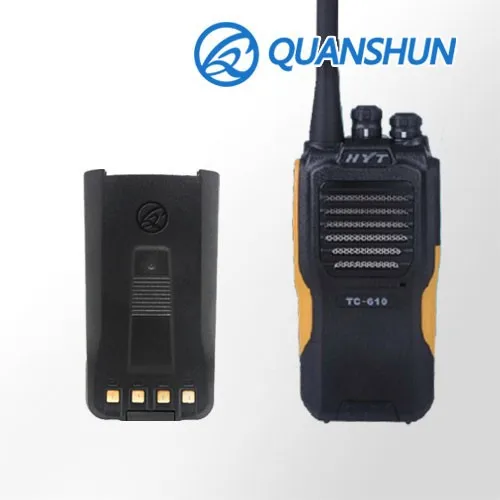7.4V Li-ion 1200mAh two way radio battery for HYT walkie talkie TC-610
