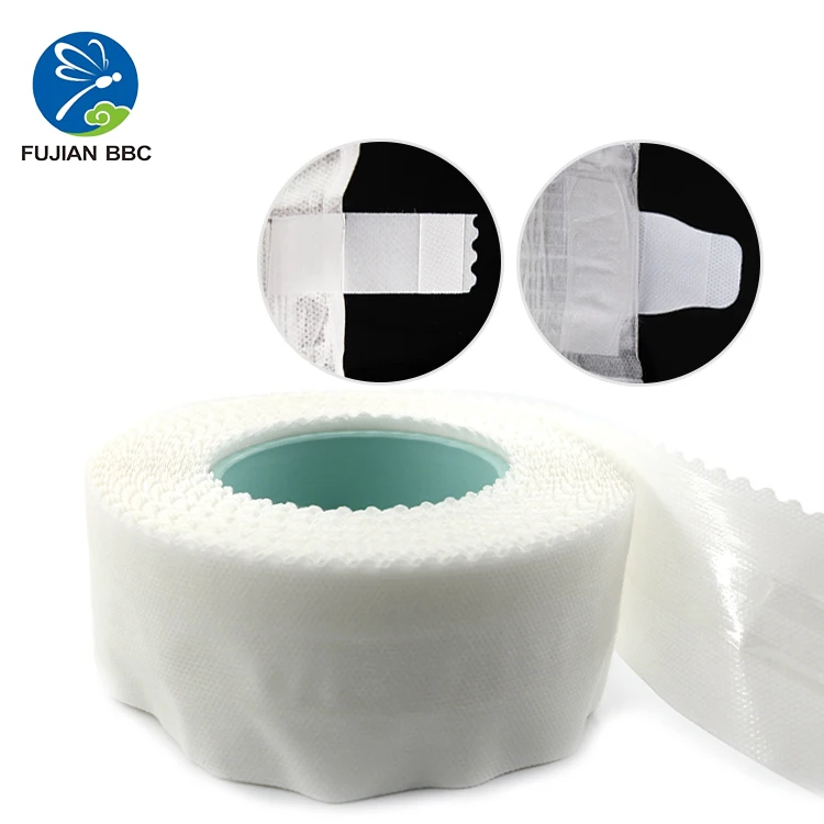 
Soft Knit Nonwoven loop magic hook side tape S cut side waist tape for baby diapers adult diapers raw material 