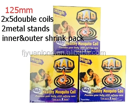Лидер продаж, бренд 125 мм, Китай, безопасный для здоровья детский репеллент от комаров, Боливия, Венесуэла, для Южной Америки, противомоскитная спираль