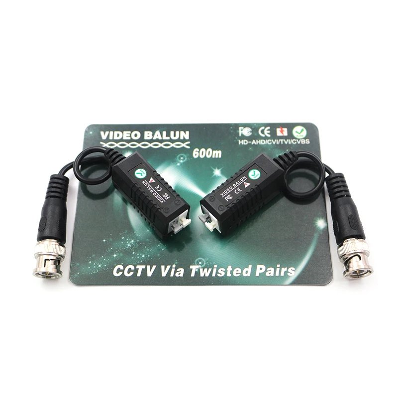 YJS-3201C Single channel passive video balun Up to 400~600m with any active UTP video receiver