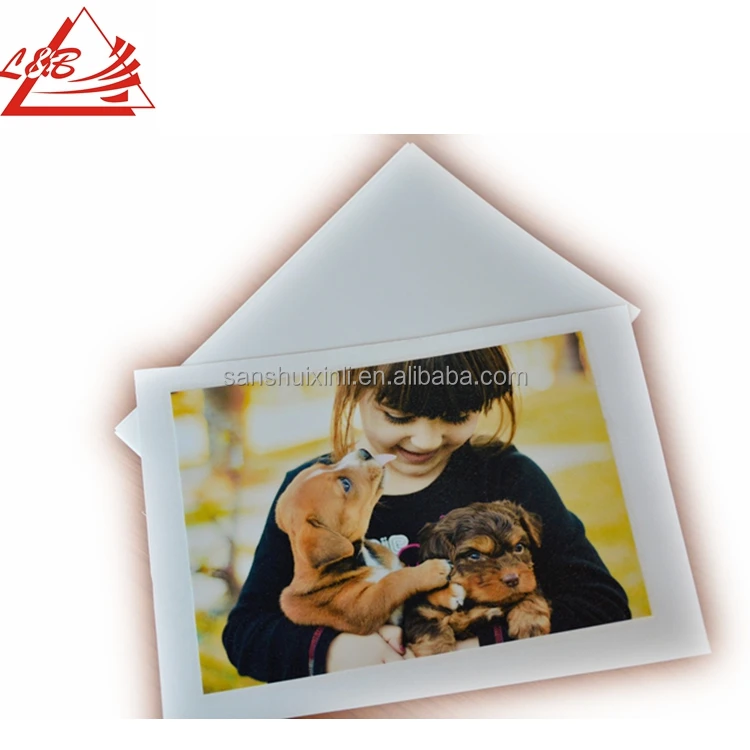 Cheap Price A3 Matt Cold Laminating film Sheets Self Adhesive PVC Pouches For photographic