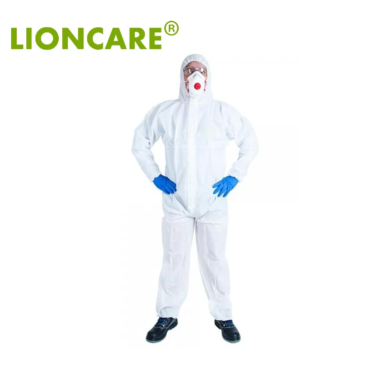 Microporous Type 5/6 Coverall Disposable Breathable Coverall
