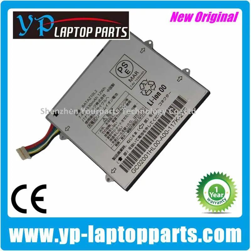 
Original battery BATAZ10L2 for Panasonic ELocity A7 notebook batteries 