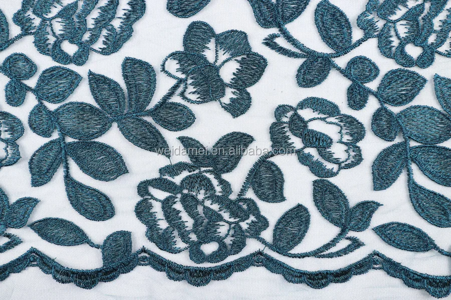 
Factory Outlet Lace Dress Fabric 3d floral embroidery lace fabric garment accessories clothing 