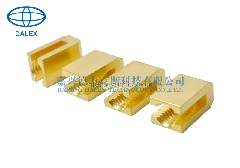 
automatic lathe processing parts/brass internal thread nuts/female thread brass parts 