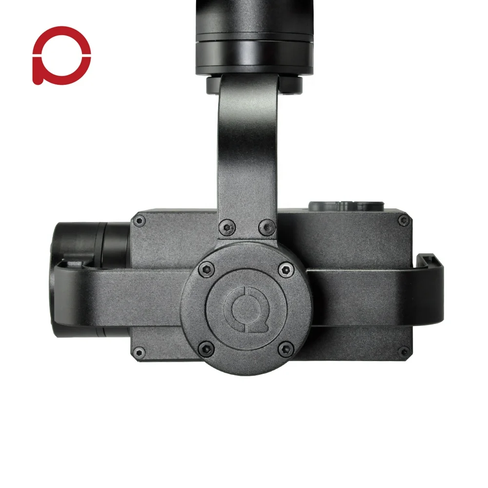 Dual Sensor EO IR UAV Camera Gimbal 10x Zoom with Infrared Thermal Image and Object Tracking for Surveillance / Search / Rescue