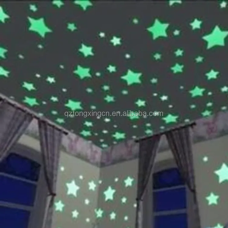 High bright custom decorative letter glow in the dark car sticker