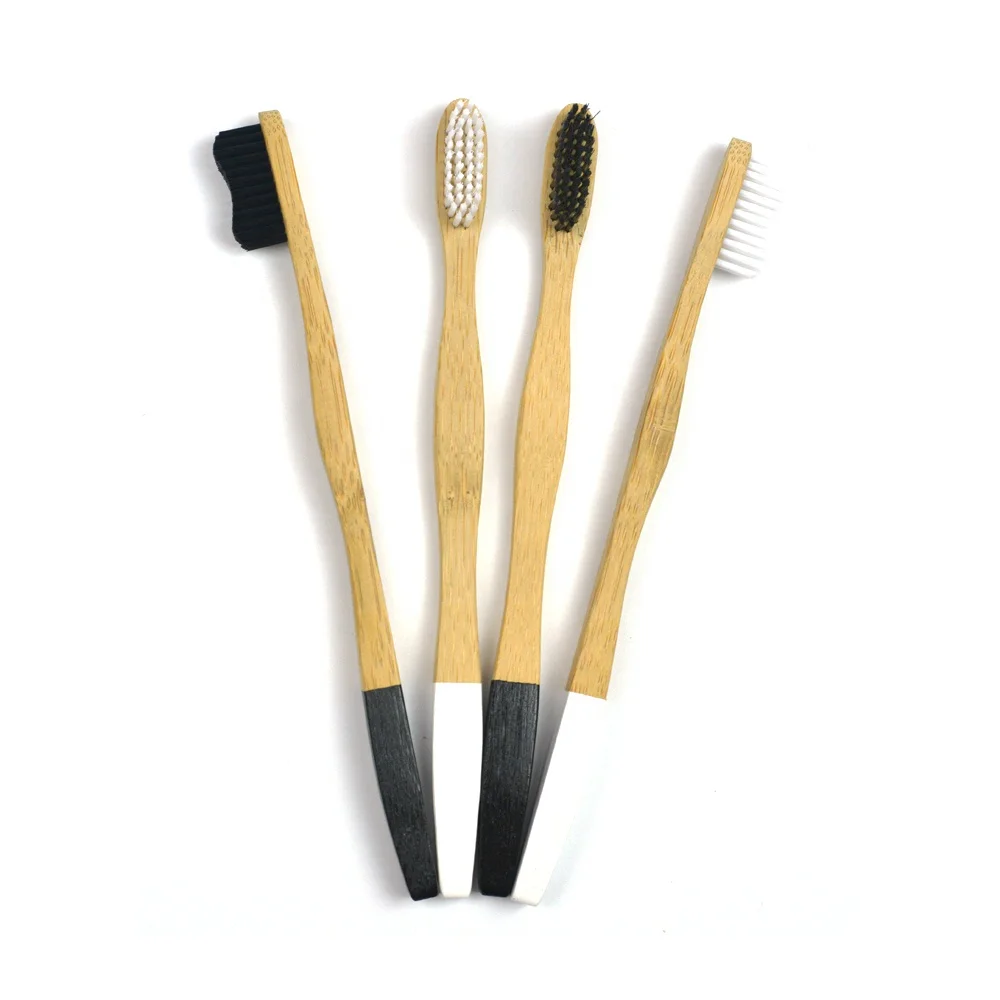 2 шт./упаковка, бамбуковые зубные щётки
