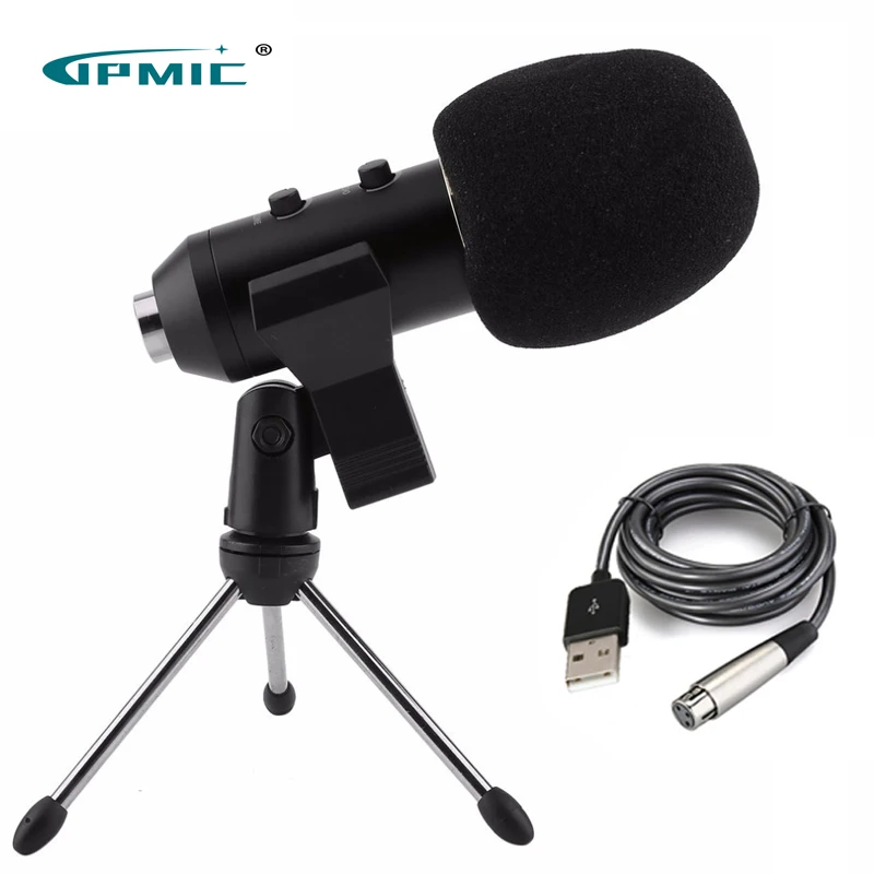 
MK-F600TL Professional condenser Microphone For PC Karaoke Laptop Recording 