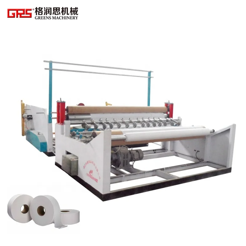 Automatic Jumbo Roll Rewinding Slitting Paper Machine